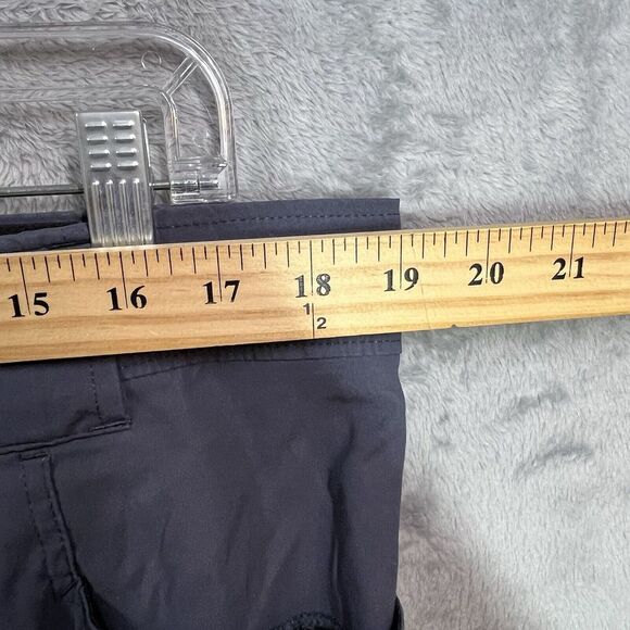 Eddie Bauer Adventure Trek Cargo Shorts Men's 38W Khaki 10" Inseam Charcoal Gray - Picture 6 of 8